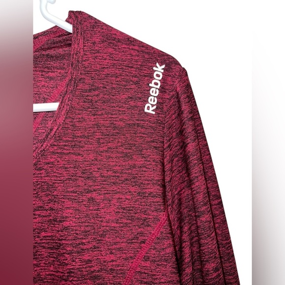 Reebok Women's Burgundy Long Sleeve Top - Picture 6 of 6